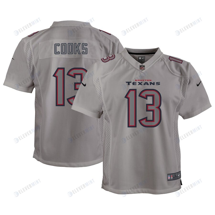Nike Houston Texans No13 Brandin Cooks Olive/Camo Youth Stitched NFL Limited 2017 Salute To Service Jersey